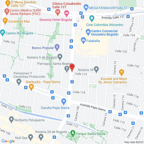 Mapa de Guillen Asociados Finca Raiz