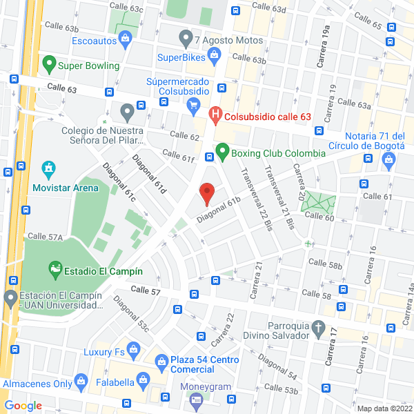 Mapa de Inceb Ingeniería Integral S.A.S.