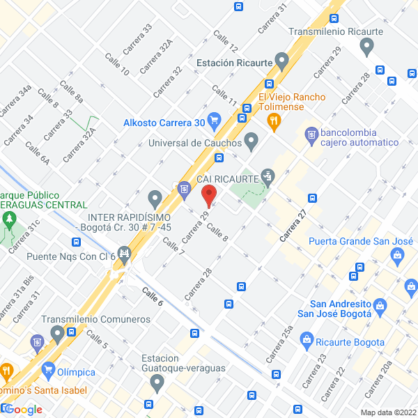 Mapa de Industrias Metálicas Dycor Ltda.