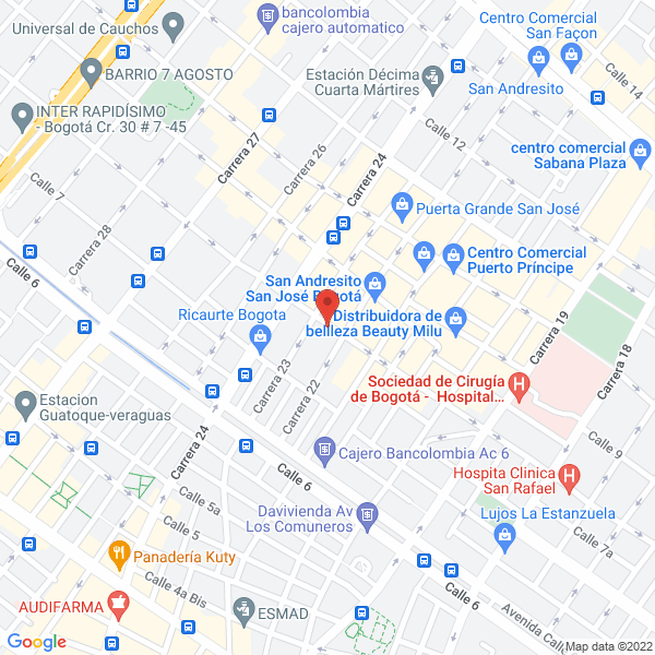 Mapa de Internacional De Lujos