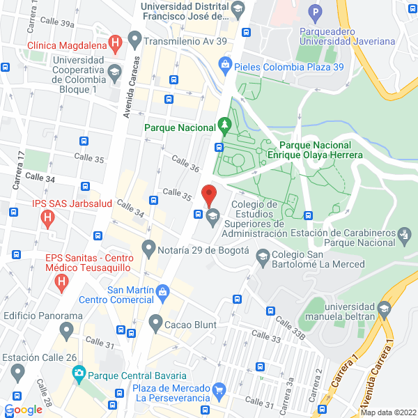 Mapa de Hemera Distribuciones S.A.S.