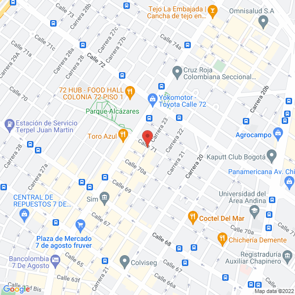 Mapa de Henry García Exilioo Eventos S.A.S.