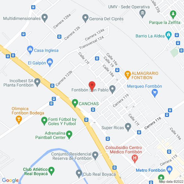 Mapa de Hercoplás Ltda.