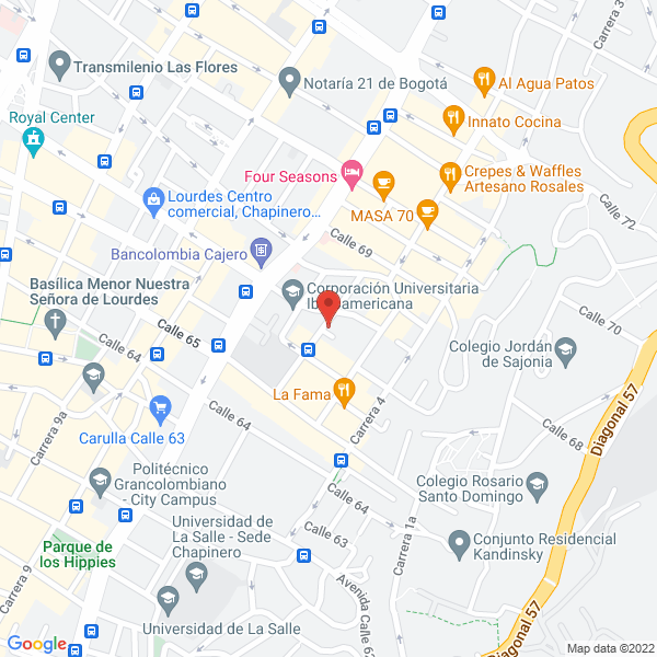 Mapa de Laboratorio Microanálisis Ltda.