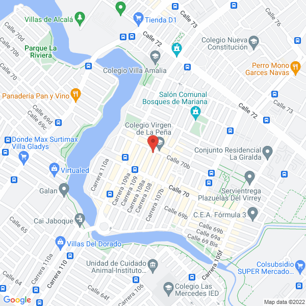 Mapa de Laboratorios Morriv Ltda