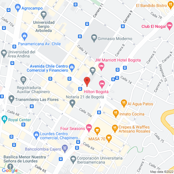 Mapa de Laefm Colombia Ltda