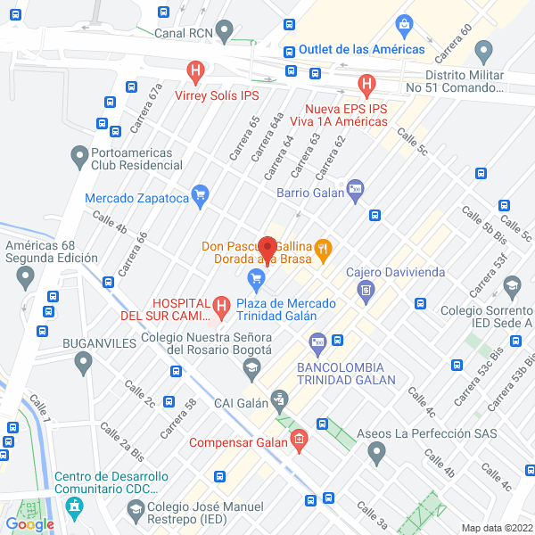 Mapa de Jorge Bavativa