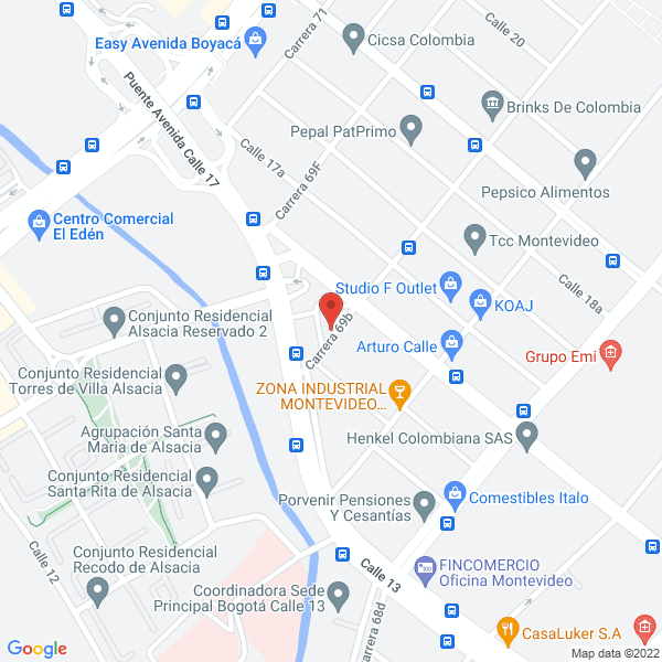 Mapa de La Posada Steak House