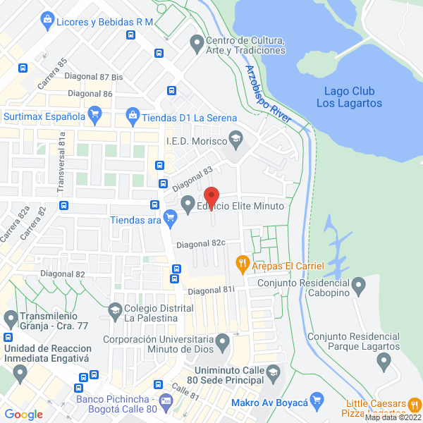 Mapa de José A Gómez M Y Cúa. Ltda.