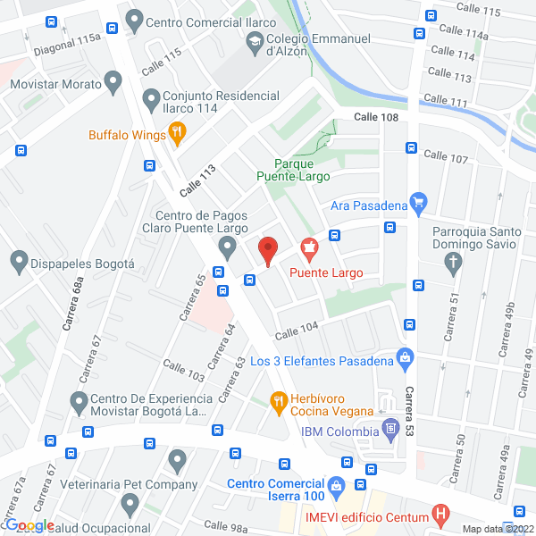 Mapa de Jota Y Cm Inversiones S.A.S.