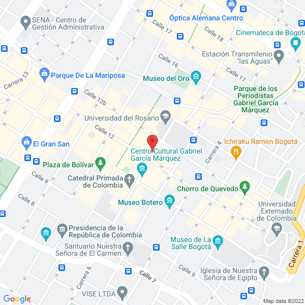 Mapa de Joyería Y Relojería Centro Orient