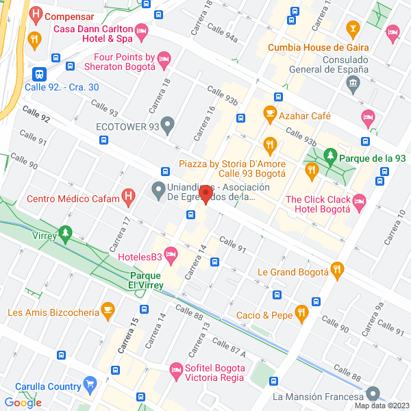 Mapa de Juan Camilo Serrano Valenzuela Abogados S.A.S.