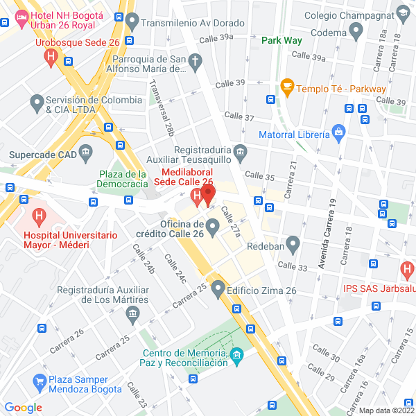 Mapa de Seguridad Privada Castell & Cía. Ltda.