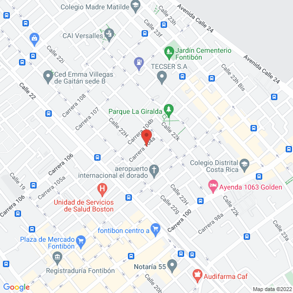 Mapa de Seguriferr Ltda.