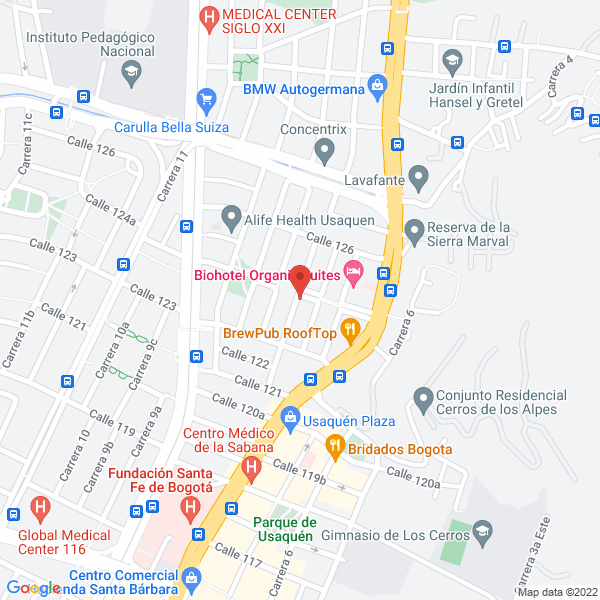 Mapa de Jadasa Medicina Y Cirugia Estetica