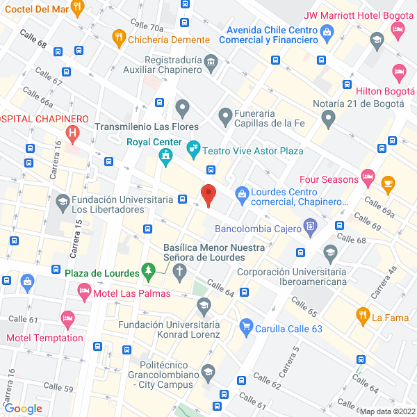 Mapa de Raisbeck Practical English Services