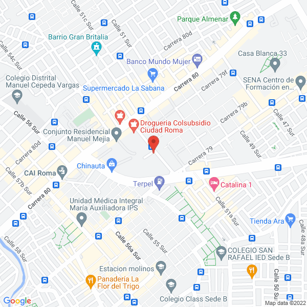 Mapa de Sadca Ingeniería S.A.S.