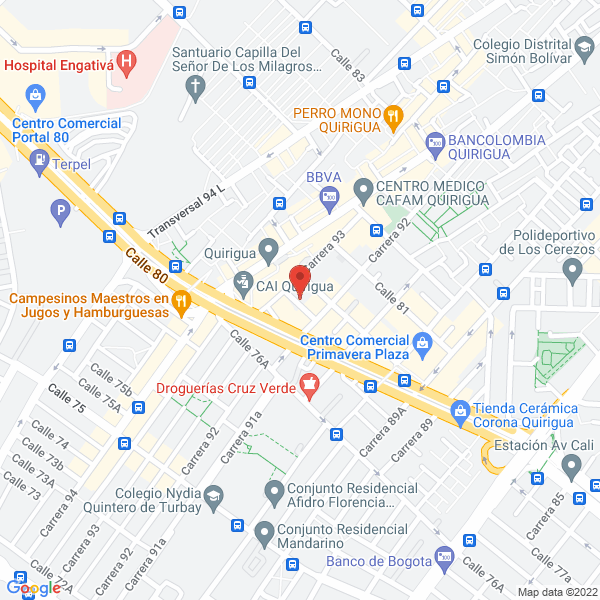 Mapa de Sistema Uno Eventos S.A.S.