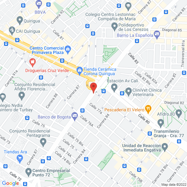 Mapa de Rectificadora De Motores Eximotor S.A.S.