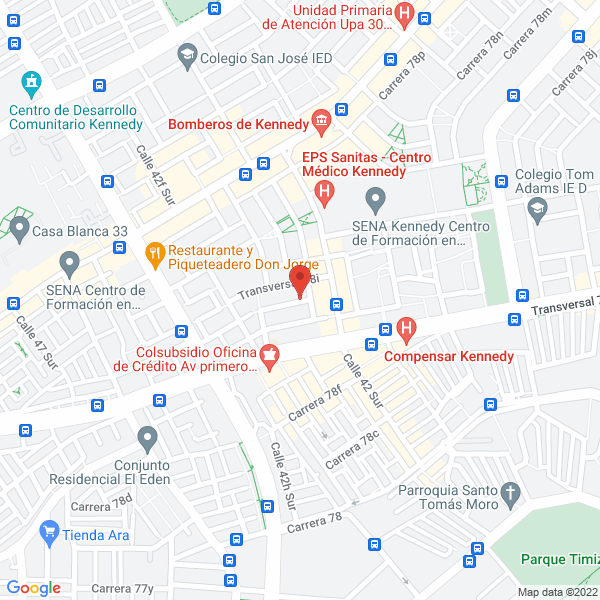 Mapa de Surtiplas Ct