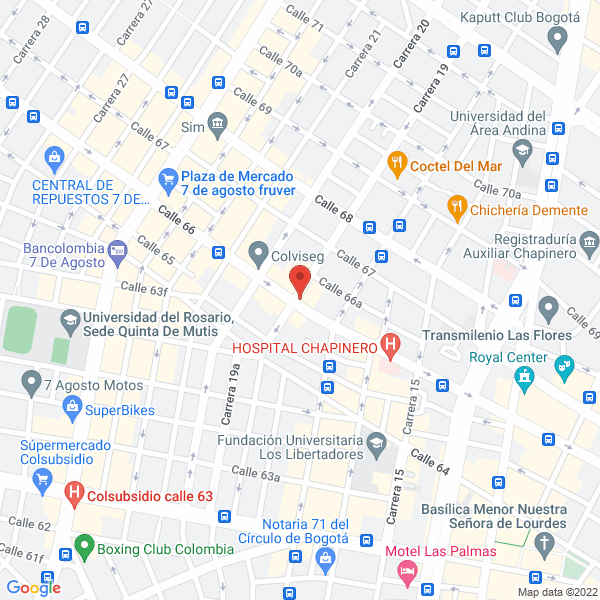 Mapa de T & M Francia
