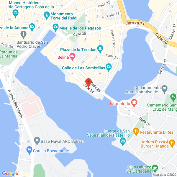 Map of T.S.A. Transportes Y Servicios A Flote