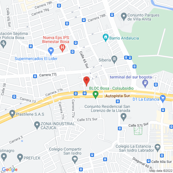 Mapa de Sense Clínica Odontológica