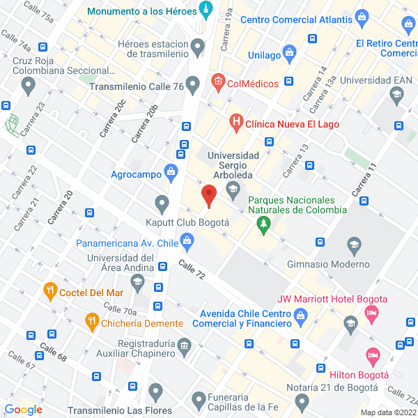 Mapa de Serviad Ltda.