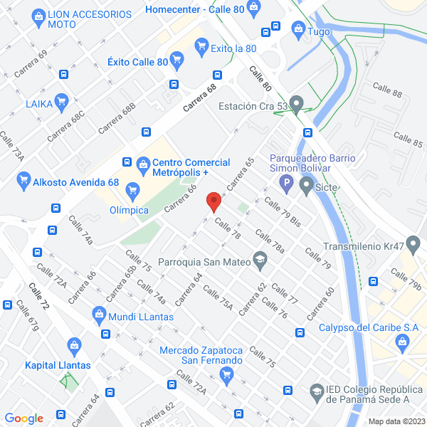 Mapa de Tallerarte Enmarcaciones Galería