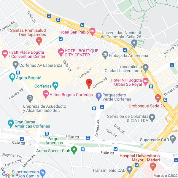 Mapa de Sgc & Asociados E.U