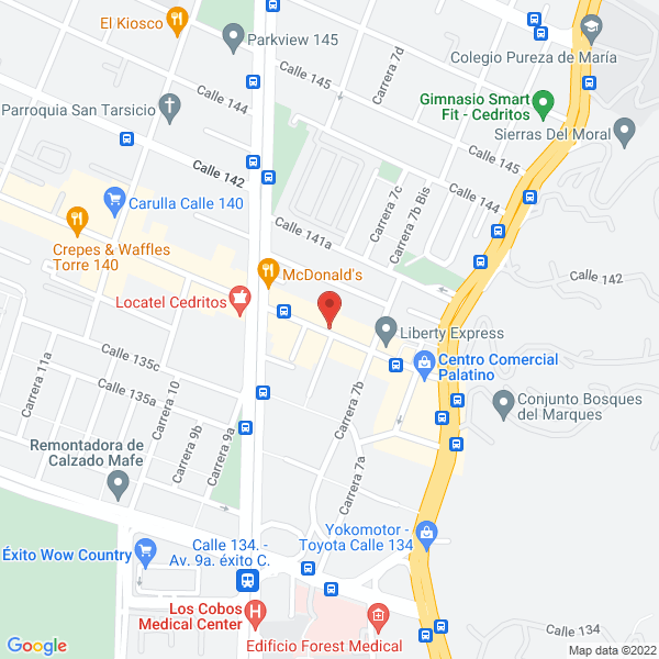 Mapa de Shalom Sistemas Adelgazantes S.A.S.