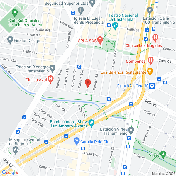 Mapa de Shape & Color Center S.A.S