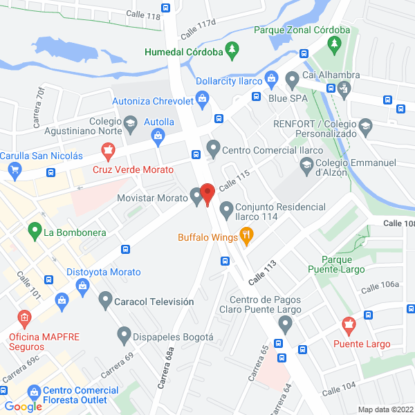 Mapa de Telefonica Learning Services Colombia S.A.S.