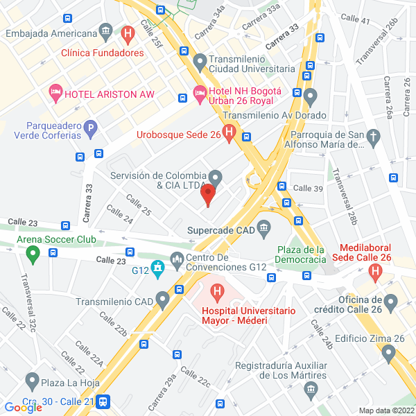 Mapa de Telepunto Electrónica S.A.S.