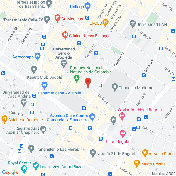 Mapa de Restaurante Bechamel