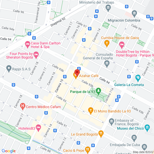 Mapa de Restaurante Bruna