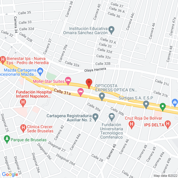 Map of Serviaseo Cartagena S.A.
