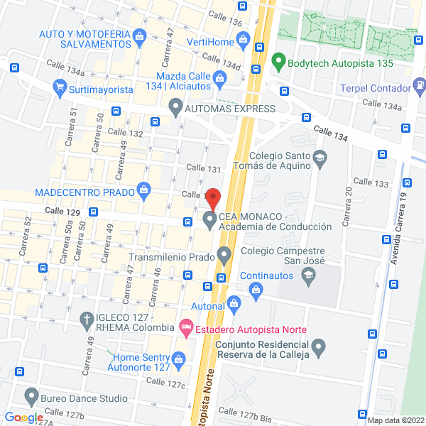 Mapa de Servicenter Salinas