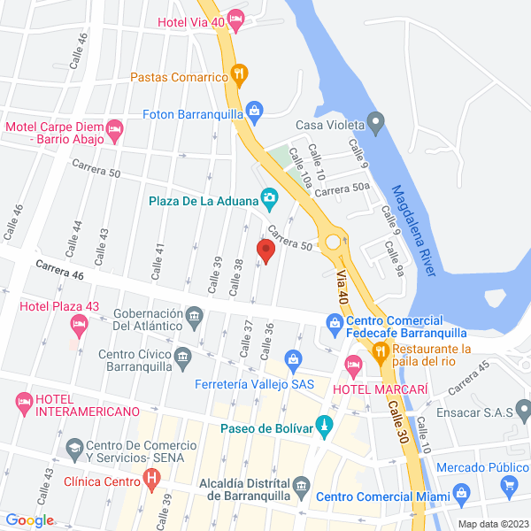 Map of Servicio De Dragados Y Construcciones S.A.