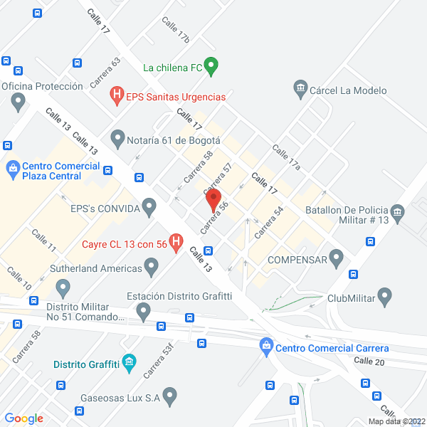 Mapa de Servicio Electrico Muñoz S.A.S.