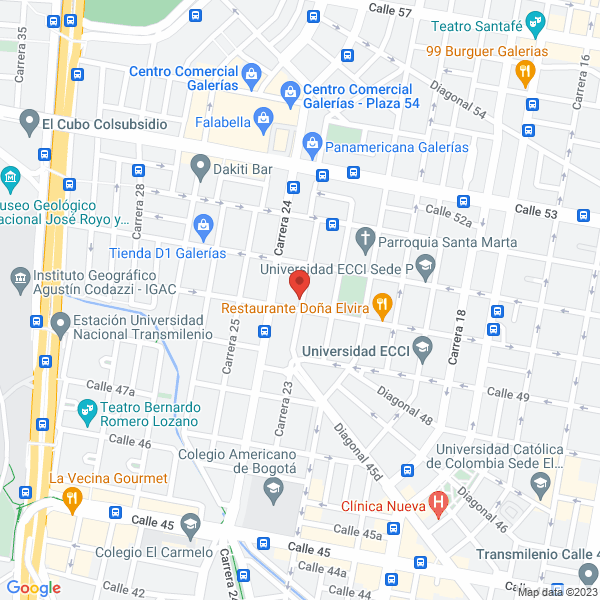 Mapa de Servicio Eléctrico Automotriz Moreno B. Ltda.
