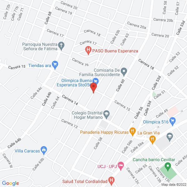 Map of Servicios De Seguridad E.U.
