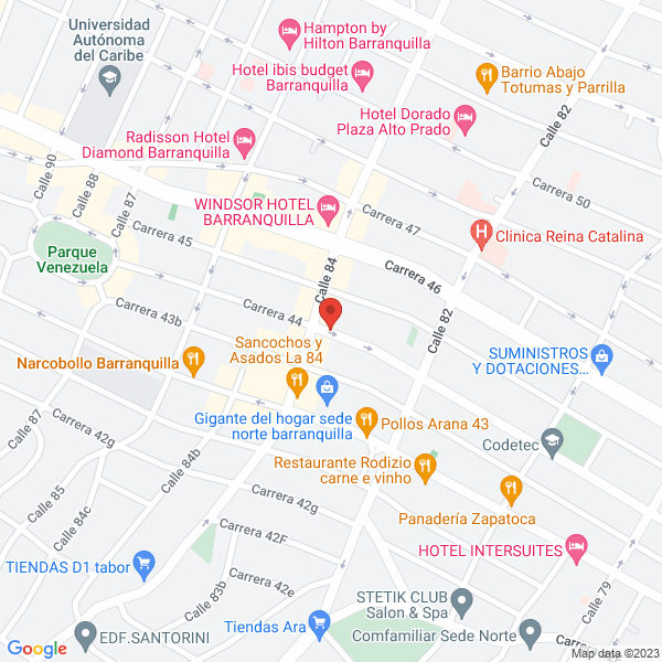 Map of Servicios Integrales De Pintura & Cía. Ltda.