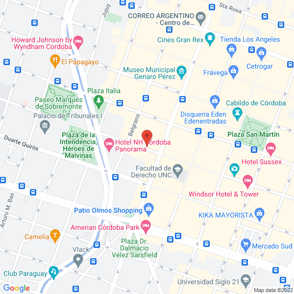 Map of Romero