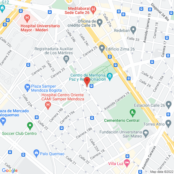 Mapa de Tosticafé Del Restrepo
