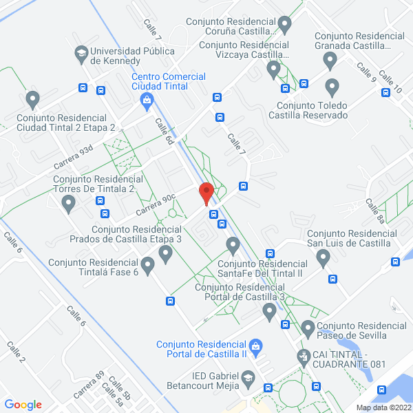 Mapa de Transportamos.Eu
