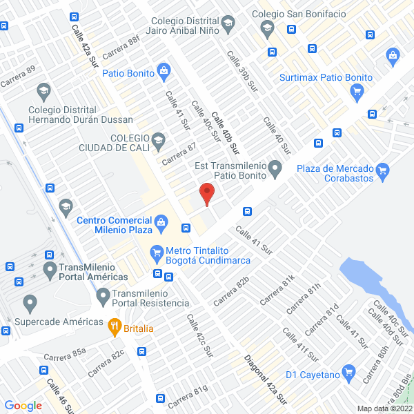 Mapa de Transportes Anfer S.A.S.