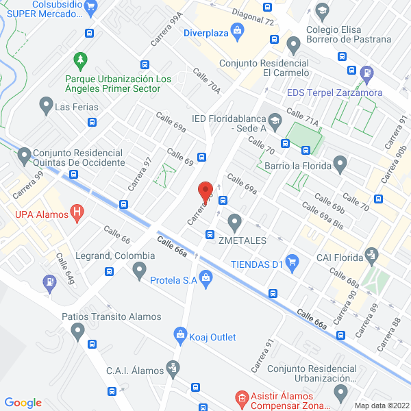 Mapa de Transportes Don Quijote Ltda.