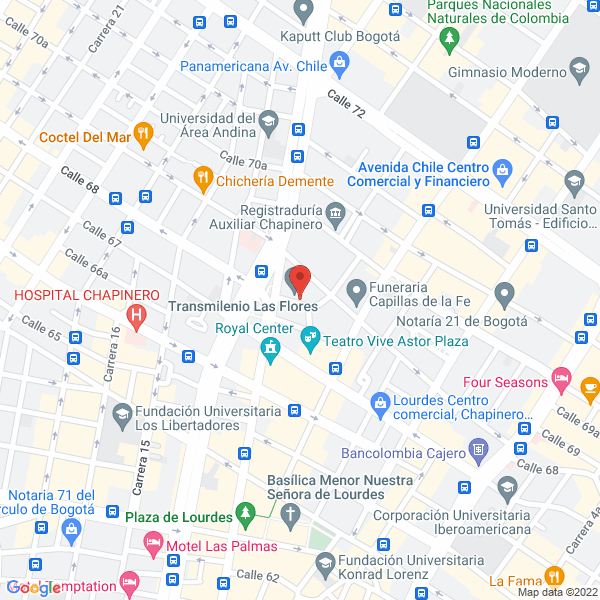 Mapa de Seta Servicios Temporales Asociados