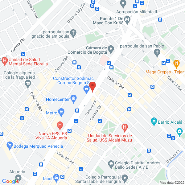 Mapa de Martínez Salazar Orlando